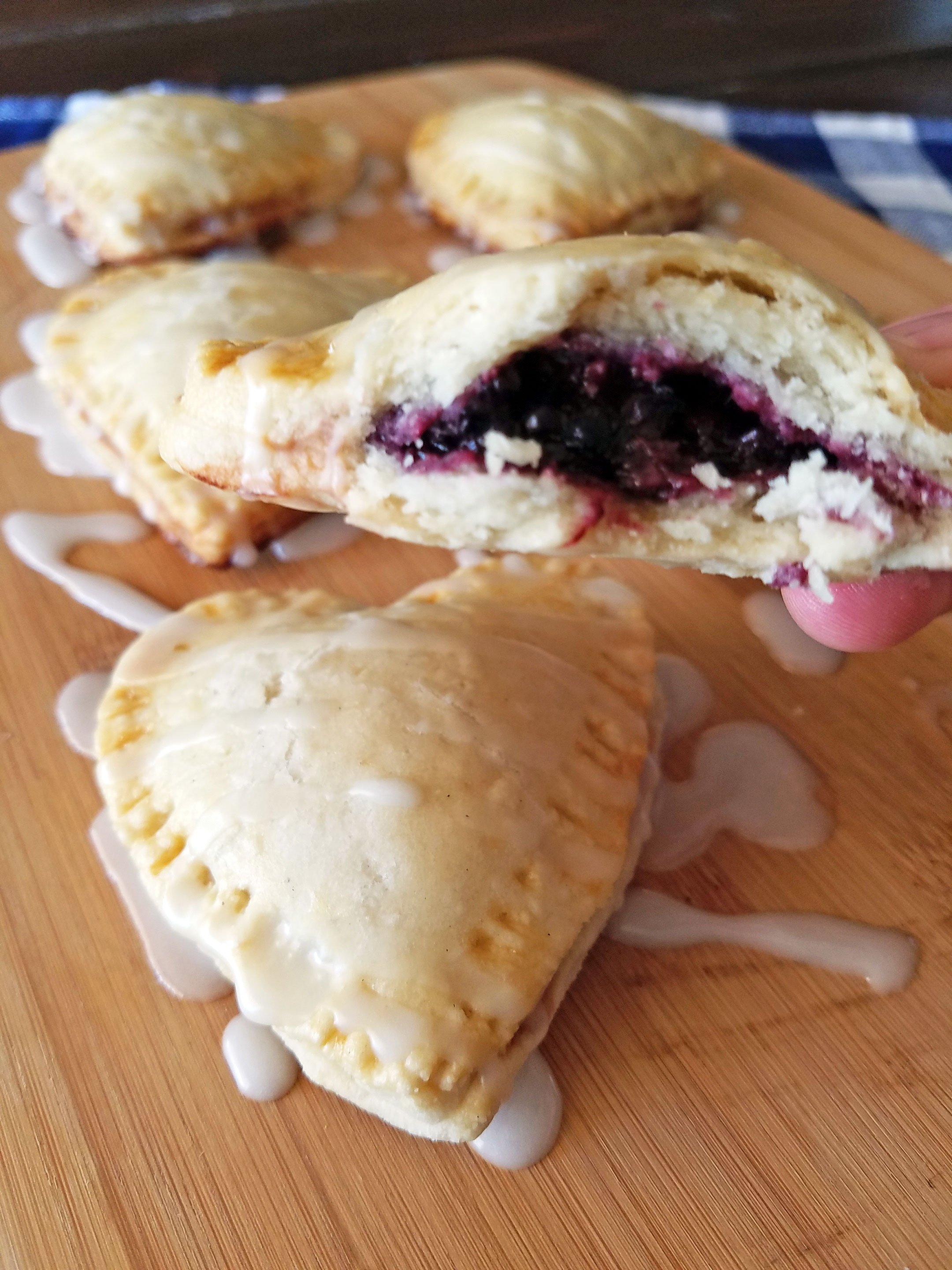 Heart Shaped Delicious Mini Blackberry Pies