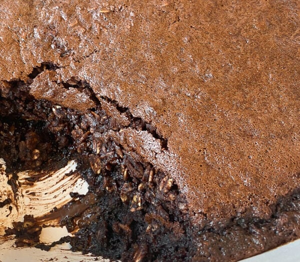 Chocolate Brownie Baked Oatmeal Not Vegan Foodieaholic 14