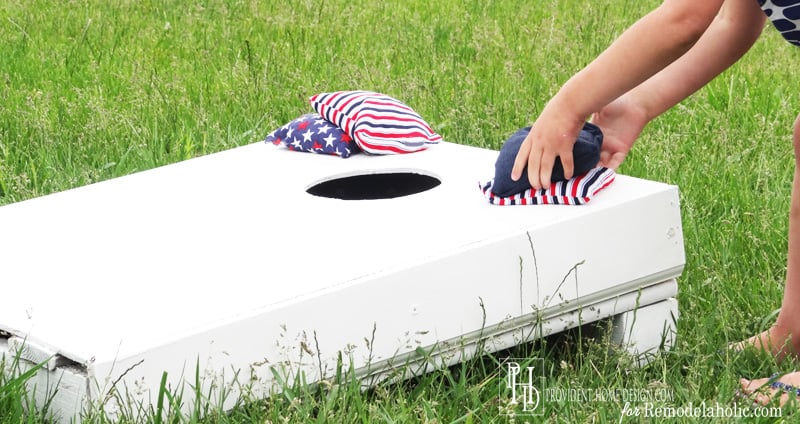 How to Make Kid-Sized DIY Cornhole Boards from a Pallet