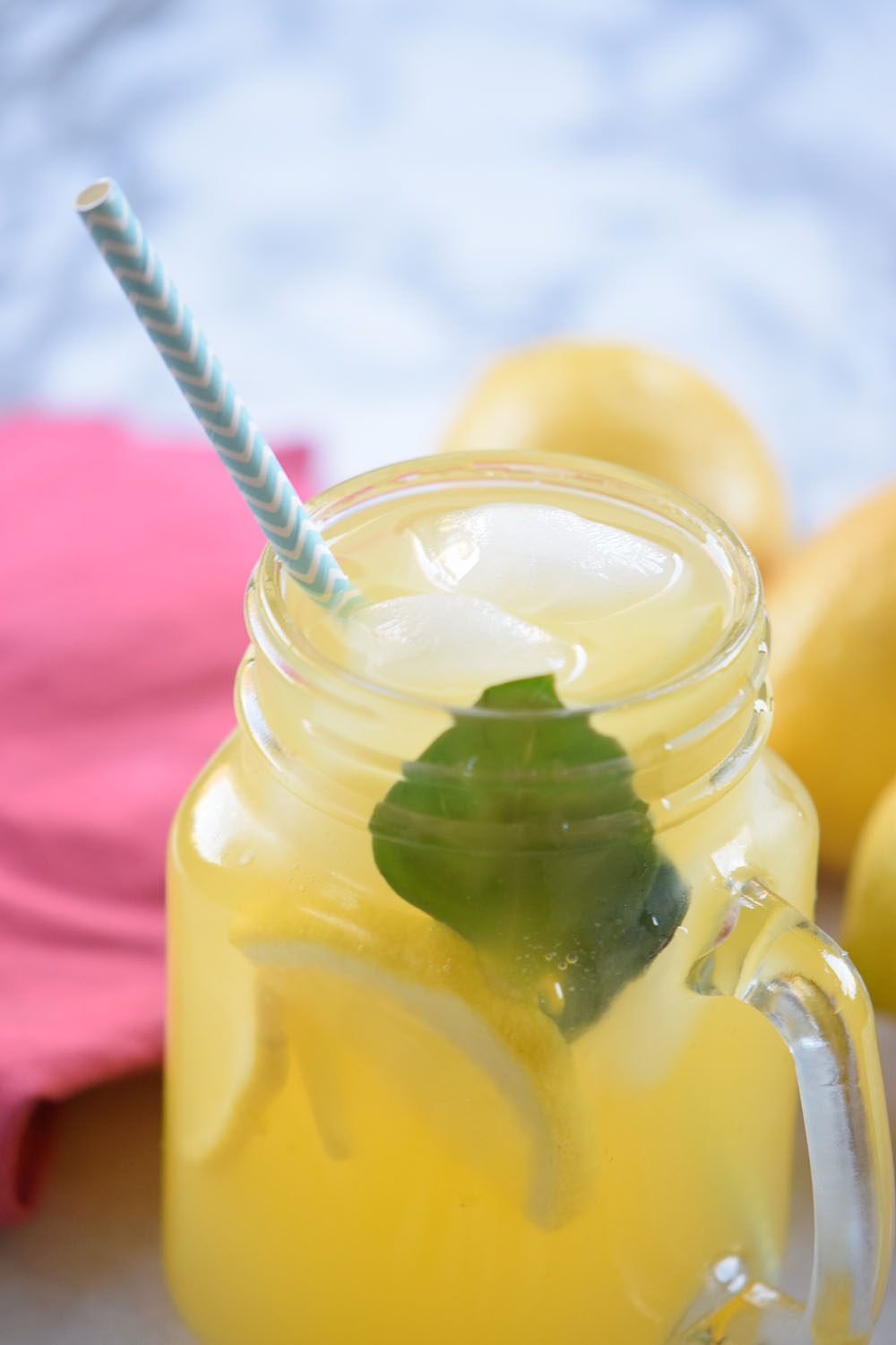 Basil Passionfruit Lemonade