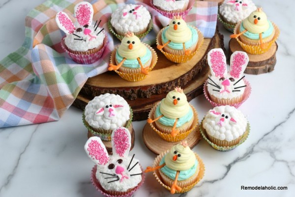 Easy DIY Easter Cupcake Decorations