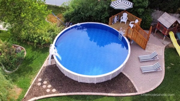 How To Install An Above Ground Swimming Pool, DIY Video Tutorial Tips, Remodelaholic