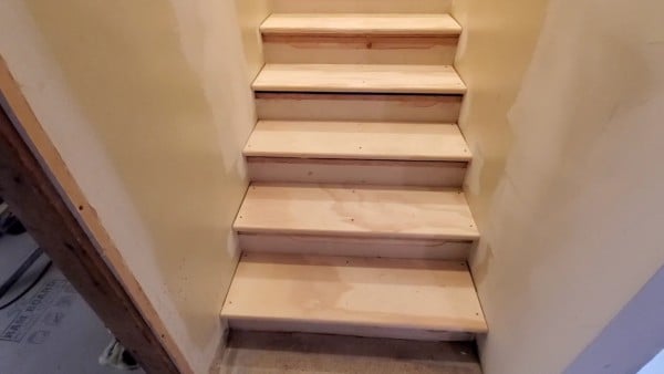 How To Raise Steps To Fix Uneven Stair Rise, Basement Stair Remodel, Remodelaholic