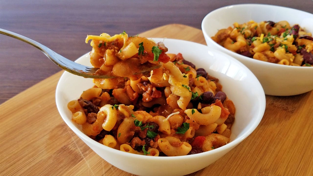 Chili Mac with a Twist in 20 Minutes