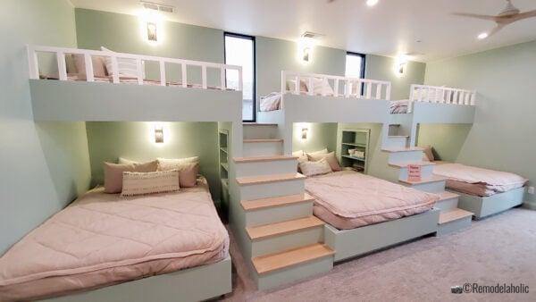 SGPH 2022 Home 10 Builder Slate Ridge Homes Nest Style & Design, Brittany Allen Beddy's Bunk Beds Bedding