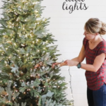 How To Decorate A Christmas Tree, Add Lights By Sincerely Sara D On Remodelaholic